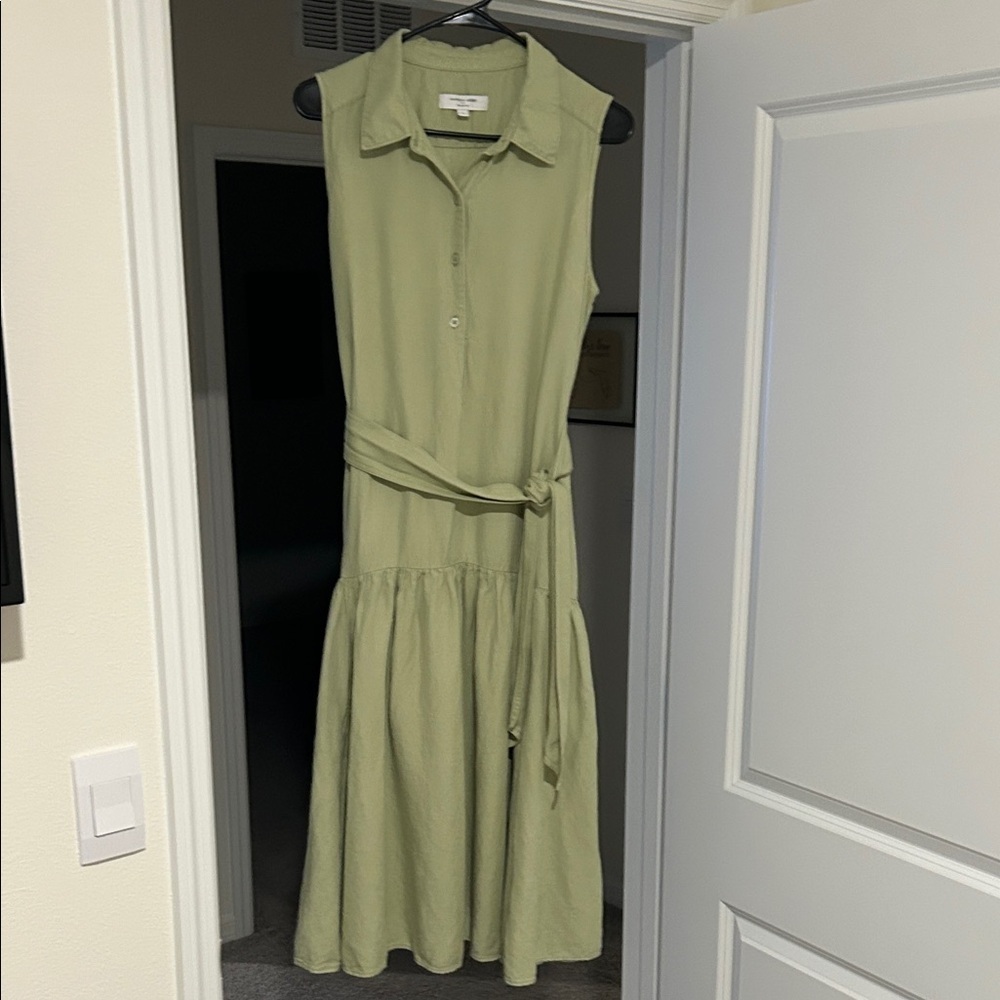 Marissa Webb Sage Green Midi Dress